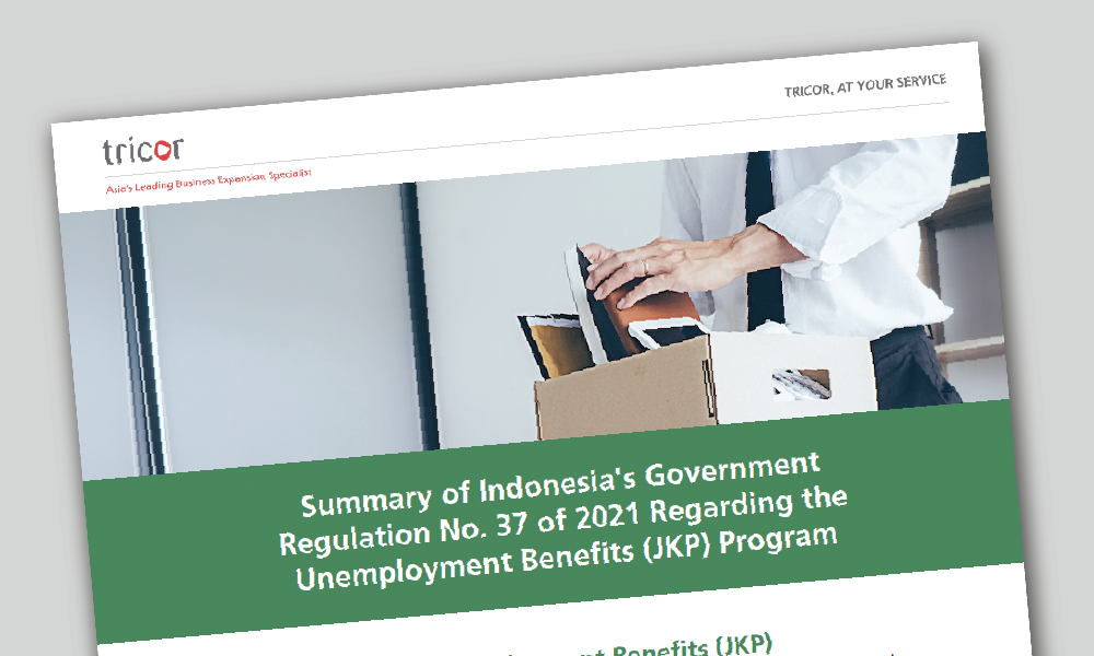 Tricor Indonesia - Indonesias Government Regulation No. 37 of 2021 Regarding the Unemployment Benefits (JKP) Program (03Mar22)