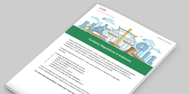 Company Regulations in Indonesia - mockup