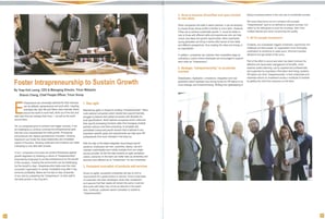 Foster Intrapreneurship to Sustain Growth (Yeap and Sharon)