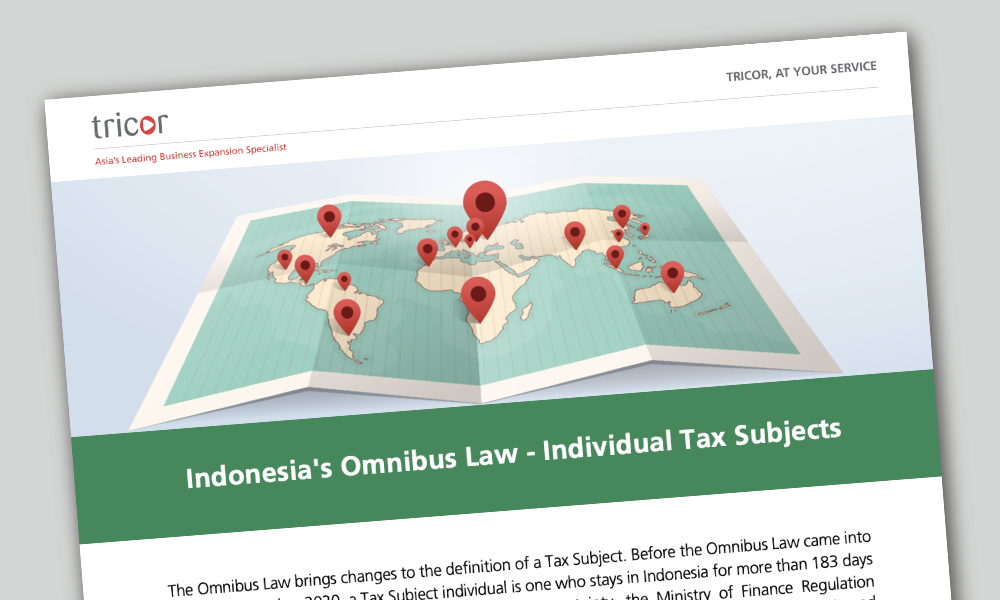 Indonesias Omnibus Law - Individual Tax Subjects cover