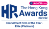 The Hong Kong HR Awards 202122 – Recruitment Firm of the Year – Elite (Platinum) logo-1