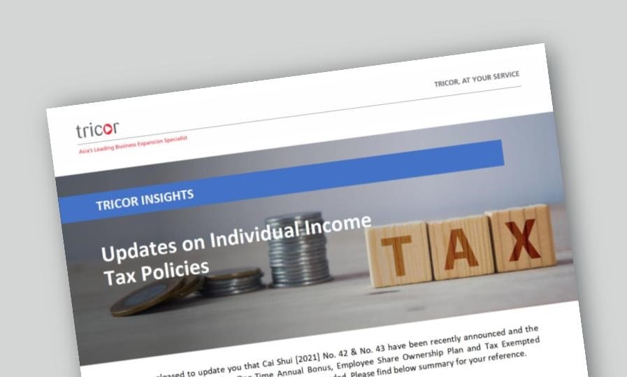 "Tricor Insights: Updates on Individual Income Tax Policies"